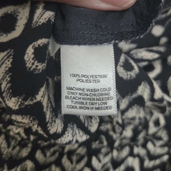 Ann Taylor LOFT Black and White Patterned Jumpsuit Size XS - Picture 8 of 11